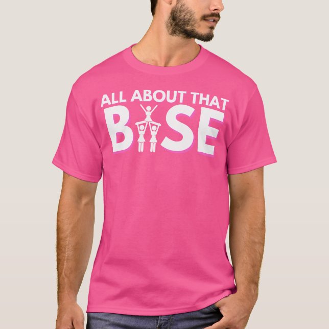 Camiseta Tudo Sobre Acampamento de Cheerleading de Base Che (Frente)