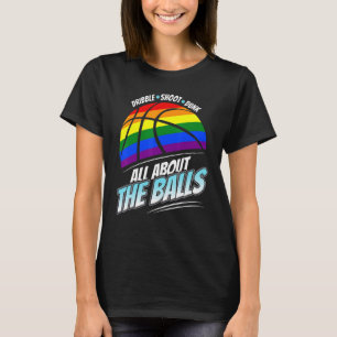 Camiseta Tudo Sobre As Bolas Lbgtq Basbol Rainbow Spor