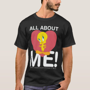 Camiseta Tudo Sobre Mim Personagem Coração Tweety Amor - LO