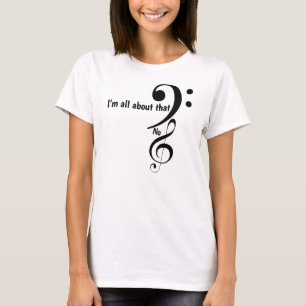 Camiseta Tudo sobre o bass clef