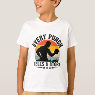 Camiseta Tudo Soco Conta Uma História Boxeador Esportes Gin