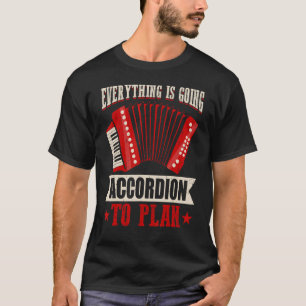 Camiseta Tudo Vai De Acordo Para Planejar O Acordo P
