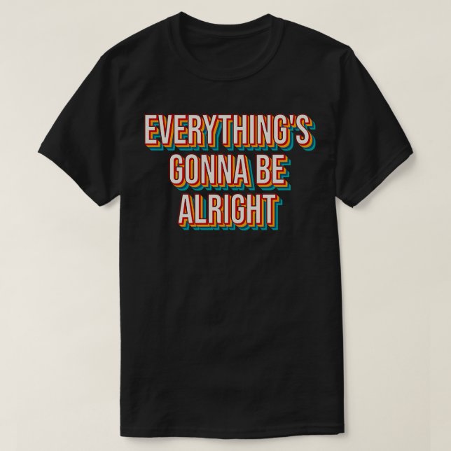 Camiseta Tudo Vai Ficar Bem 5 (Frente do Design)