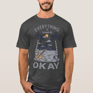 Camiseta Tudo vai ficar bem Skeleton Guitar Playe
