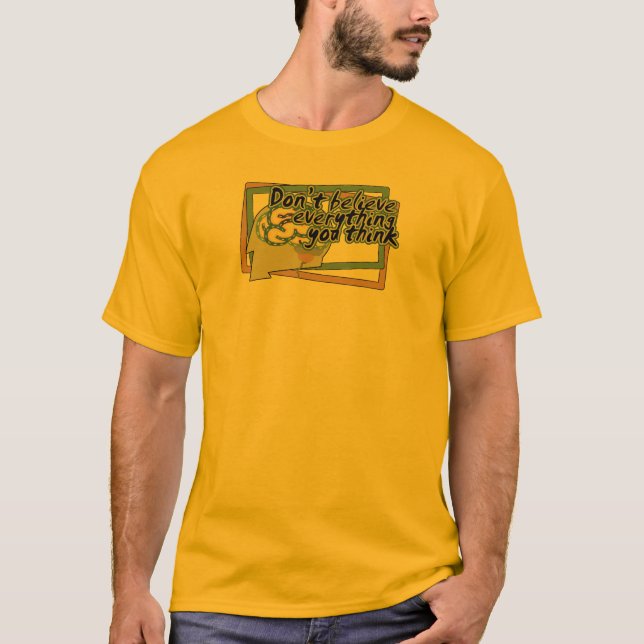 Camiseta tudo você pensa a cópia (Frente)