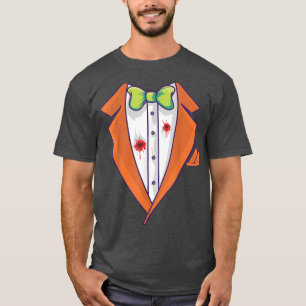 Camiseta Tuedo Suit Tu Ssanody Wound Scary Halloween Costum