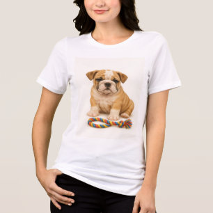Camiseta Tug Life - Bulldog Pup with Attitude
