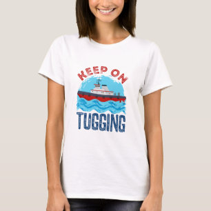 Camiseta Tugboat continua a puxar