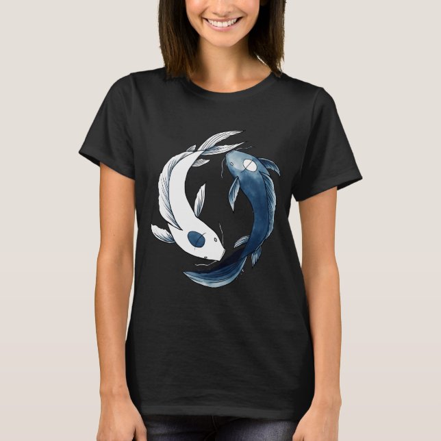 Camiseta Tui e La - Koi Yin & Yang (Frente)
