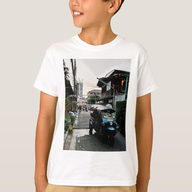 Camiseta Tuk Tuk Em Banguecoque Na Tailândia (Frente)
