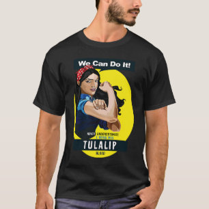 Camiseta Tulalip: Mulher Nativa Americana Indígena Nunca Su