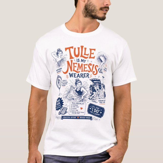 Camiseta Tule é a portadora da minha némese (Frente)