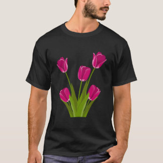 Camiseta Tulip Flower Botanical For