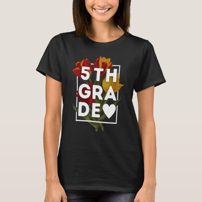Camiseta Tulip Girls 5 Gra, Equipe de Professores do 5º ano (Frente)