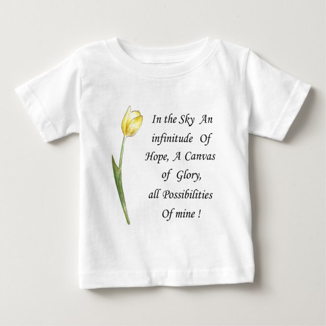 Camiseta Tulipa Amarela (Frente)