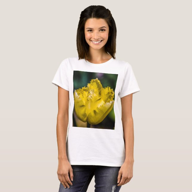 Camiseta Tulipa Amarela (Frente Completa)