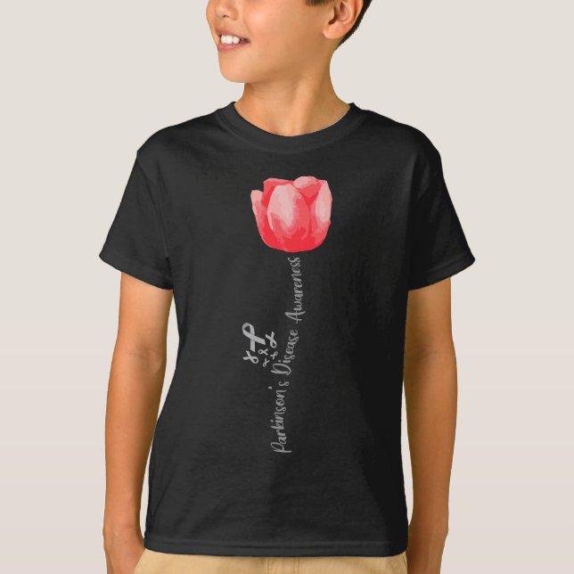 Camiseta Tulipa de Sensibilização para a Doença de Parkinso (Frente)