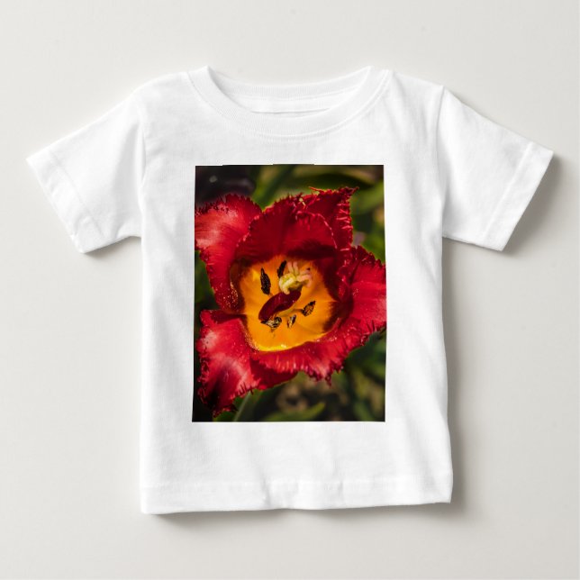 Camiseta tulipa vermelha (Frente)