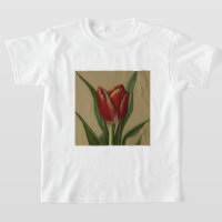 Tulipa Vermelha chique Adorável