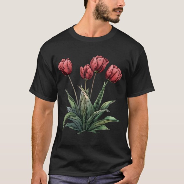 Camiseta Tulipas (Frente)