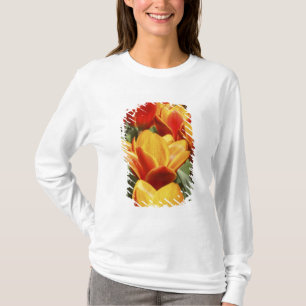 Camiseta Túlipas abundam nos Jardins Keukenhof, Holanda.