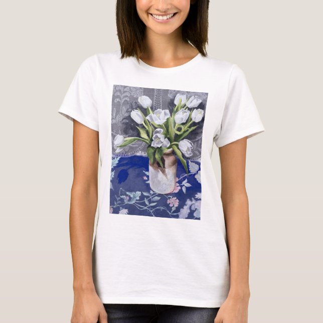 Camiseta Tulipas brancas 1994 (Frente)