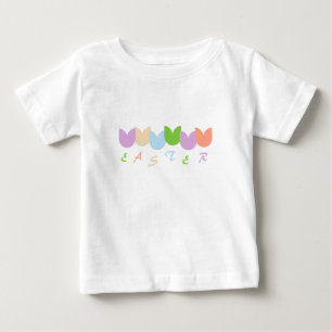 Camiseta Tulipas de Primavera Fofas, Personalização de Nome