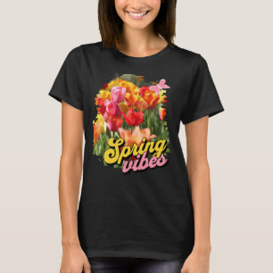 Camiseta Tulipas de primavera Vibes