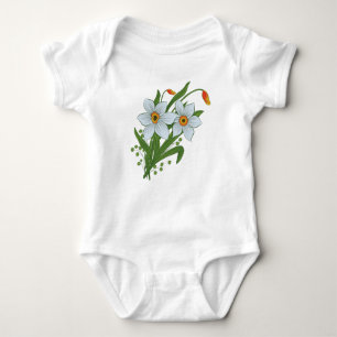 Camiseta Tulipas e Flores de Daffodils