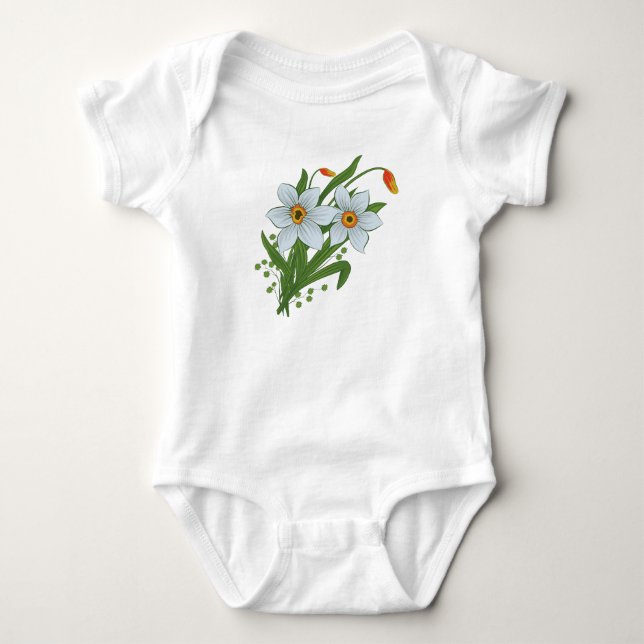 Camiseta Tulipas e Flores de Narcisos (Frente)