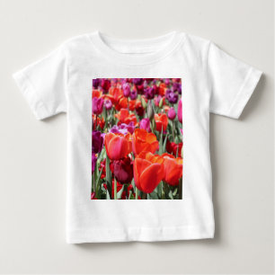 Camiseta Túlipas Quentes Caídas