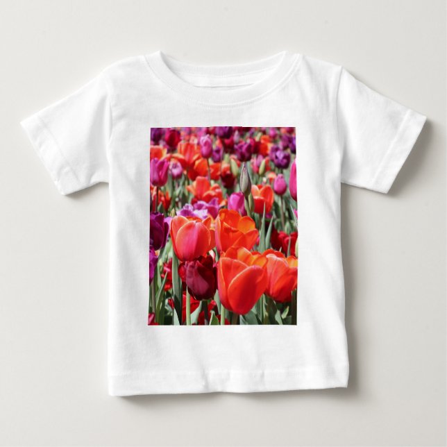 Camiseta Túlipas Quentes Caídas (Frente)