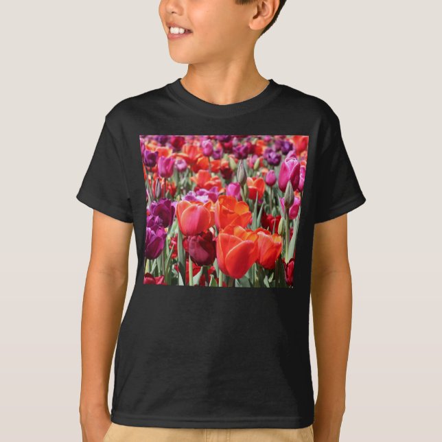 Camiseta Tulipas Quentes Quentes (Frente)