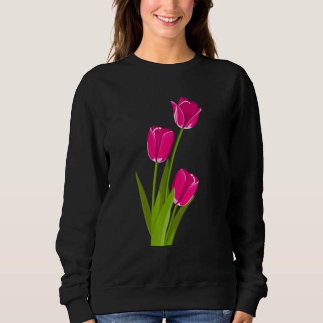 Camiseta Tulipas Rosa (Frente)