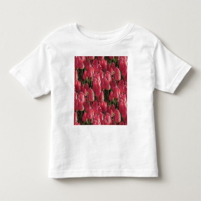 Camiseta Tulipas Rosa Floral (Frente)