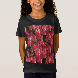 Camiseta Tulipas Rosa Floral