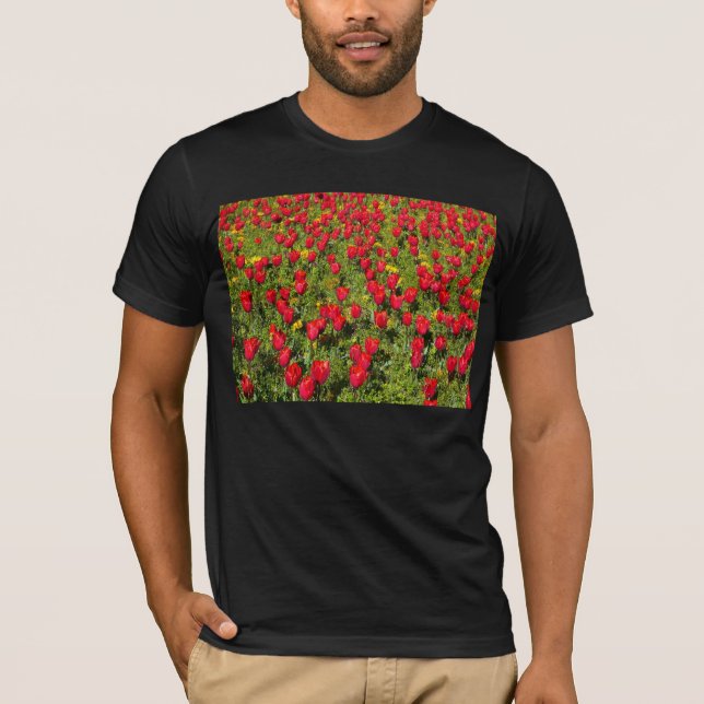 Camiseta Tulipas Vermelhas (Frente)