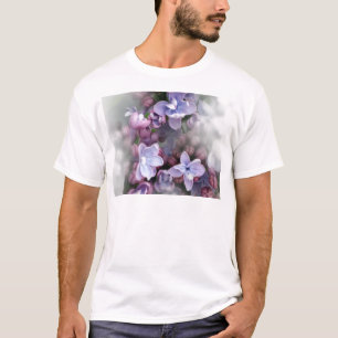 Camiseta tulipas vermelhas amarelas