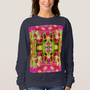 Camiseta TULIPS - Tulipas coloridas da arte fractal -