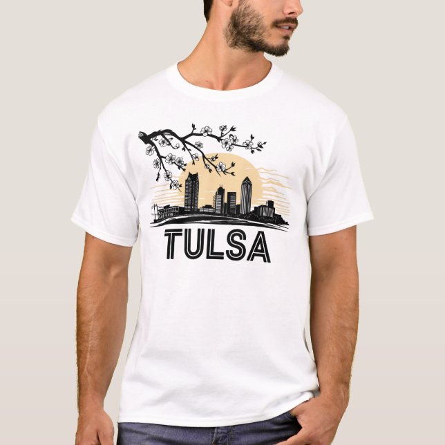 Camiseta Tulsa City Oklahoma USA (Frente)