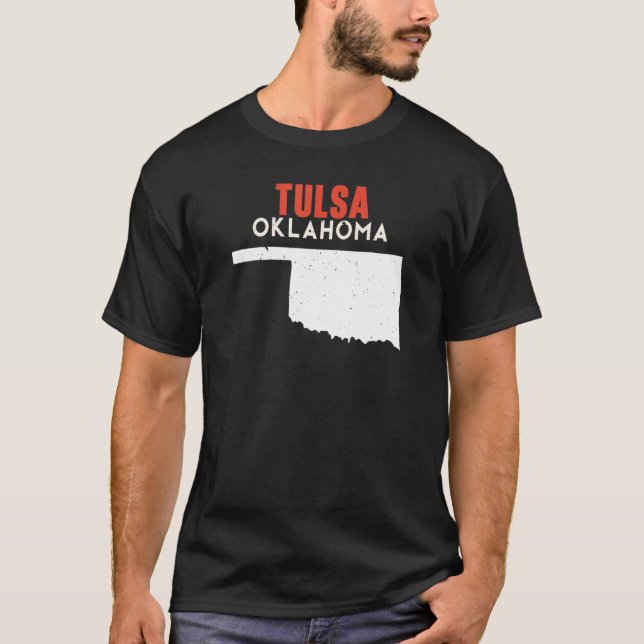 Camiseta Tulsa USA State America Travel Oklahoman (Frente)