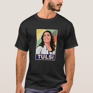 Camiseta Tulsi Gabbard para a primeira presidente feminina