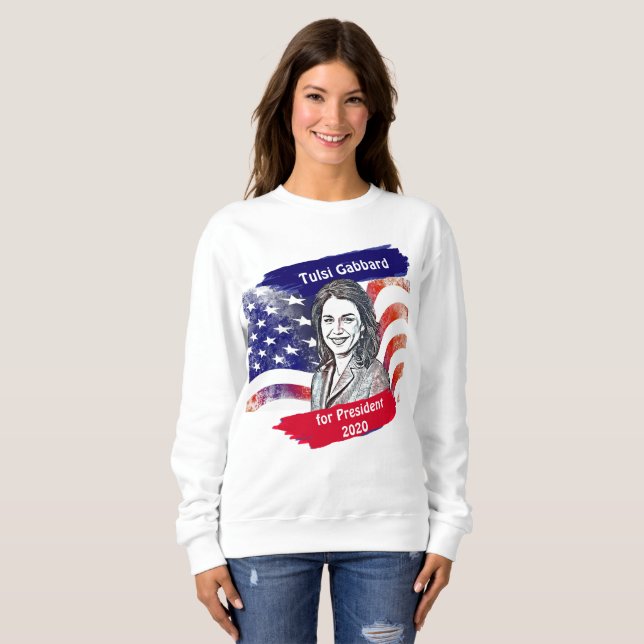 Camiseta Tulsi Gabbard para as eleições de 2020 (Frente Completa)