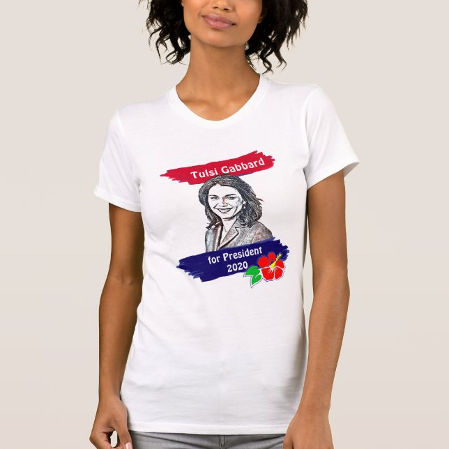 Camiseta Tulsi Gabbard para as eleições de 2020 (Frente)