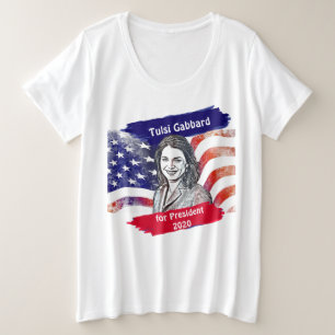 Camiseta Tulsi Gabbard para as eleições de 2020