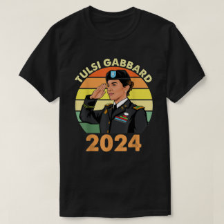 Camiseta Tulsi Gabbard Para O Presidente Patriot Democrata