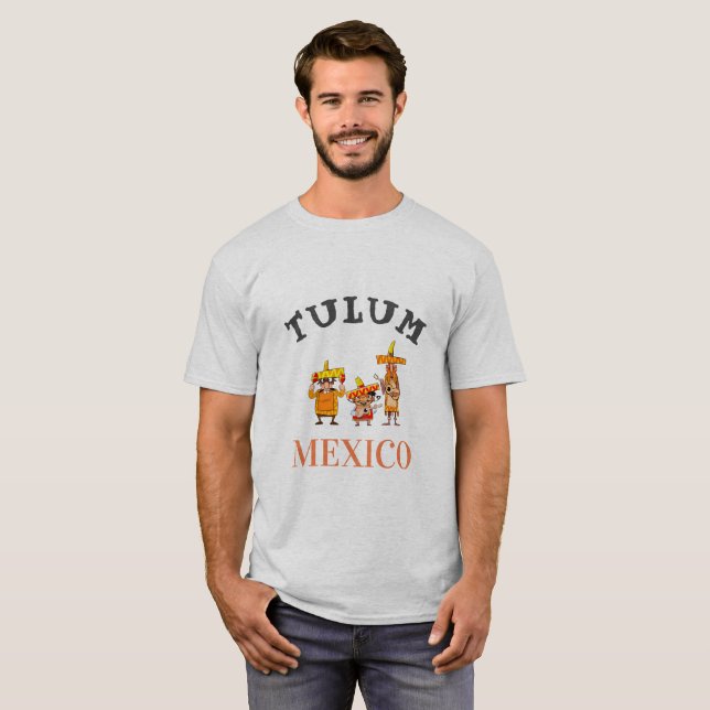 Camiseta Tulum Design do México, garoto (Frente Completa)