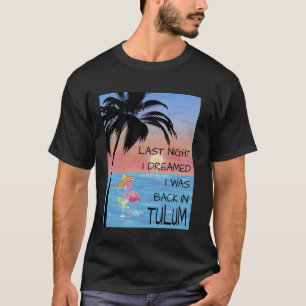 Camiseta Tulum Mexico Dream Flamingo Adventure Memórias Sou