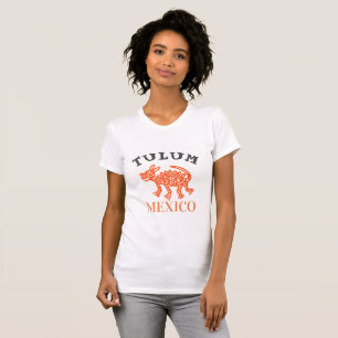 Camiseta Tulum Mexico Inca Design, mulheres