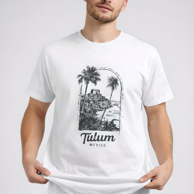 Camiseta Tulum Mexico Vintage Travel Destination Mayan Ruin (Criador carregado)